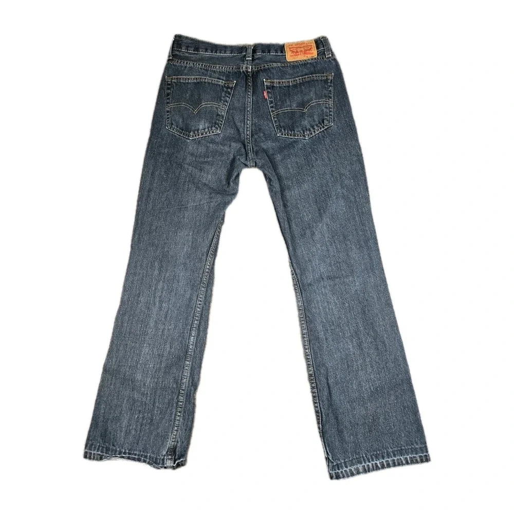Levi's 527 Jeans Men's 34x32 Fits 33x30 Blue Bootcut Denim Pants Workwear